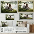thumbnail image 4 of Designart "Romantic Landscape Tranquil Charm II" Romantic Landscape Floater Framed Wall Art Print, 4 of 7