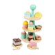 thumbnail image 2 of Juego de té de madera para niñas pequeñas, juego de postres, juego de rol, comida, accesorios de cocina para niñas, regalo de cumpleaños, 2 of 9