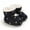 black, variant on Infant Baby Girls Boys Toddler Shoes Boots Anti-slip Warm Soft Slippers Socks