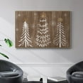 thumbnail image 2 of Barnwood Wonderland Collection A - Framed Gallery Wrapped Holiday Canvas - 27 x 41 - Natural Wood Frame, 2 of 9
