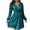 Green, variant on BLTIBY Womens Sequin Dress Lantern Long Sleeve V Neck Cocktail Party Dress Plus Size Dresses Wedding Guest with Belt Green M