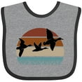 thumbnail image 3 of Inktastic Duck Hunting Retro Sunset Hunter Boys or Girls Baby Bib, 3 of 4