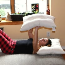 KaPillow - Kapok Contoured Queen Soft Pillow w/zip 20x30