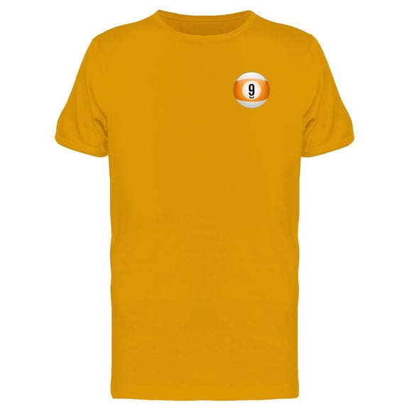 9 Yellow Billiard Pool Ball Tee Men's -Image by Shutterstock