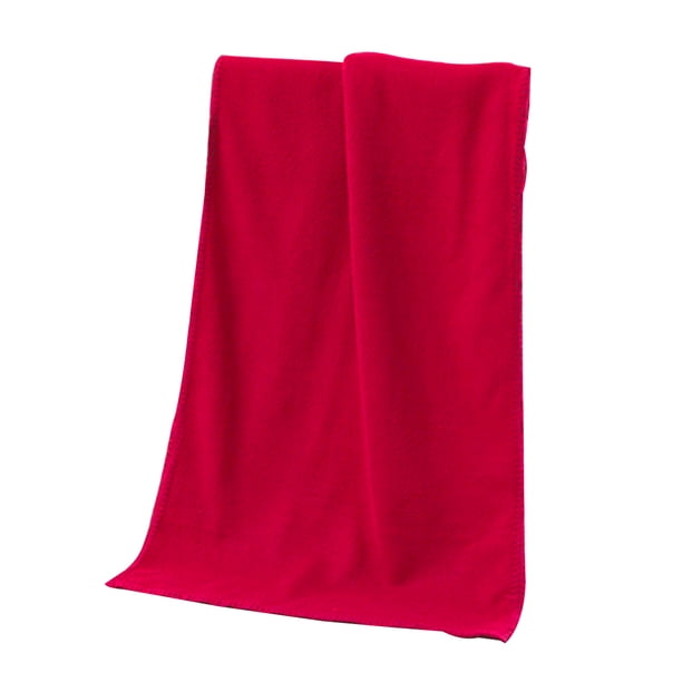 Toallas de limpieza para autos 30x70 cm Microfibra Auto Pulido para autos Encerando un paño de secado (rojo)