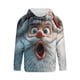 thumbnail image 2 of Ceisia Warm Fleece-Lined Mens Loose Fit 3D Surprised Santa Print Hooded Sweatshirt Gifts, 2 of 6
