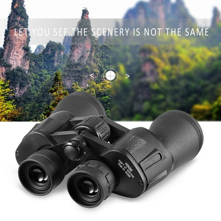 Portable HD Binoculars Night Vision,10X50 10KM Wide Angle Binoculars Waterproof Handheld Outdoor Clear Optical Telescope For Outdoor Traveling,Bird Watching,Great