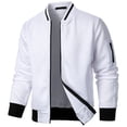 thumbnail image 5 of Yokua Men's coat Casual Fit Baseball Letterman coat Boys Bomber coat, 5 of 11