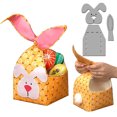 thumbnail image 2 of Primegos Easter Basket Template Reusable Acrylic Rabbit Template Bunny Bag DIY Template for Making Easter Basket Easter Egg Hunt, 2 of 7