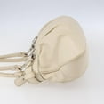 thumbnail image 3 of Pre-Owned Salvatore Ferragamo Gancini Handbag Leather Beige Leather Handbag, 3 of 8