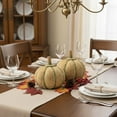 thumbnail image 4 of Melrose Carved Fir Wood Pumpkin Decor Set of 2 Multicolor Farmhouse Fir Wood F, 4 of 4