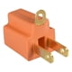 thumbnail image 2 of Pack De 3 Clavija Convertidora Steren Naranja Retardante Fla, 2 of 3