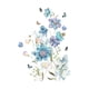 thumbnail image 2 of Adhesivo de pared,Pegatina de pared con diseño de mariposa y flores para decoración de paredes del hogar,Póster de arte de pared con calcomanías de pared con diseño floral y mariposas de, 2 of 5