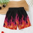 thumbnail image 4 of Cethrio Boys Beach Shorts, Elastic Waist Stretchy Fashion Relaxed Fit Board Shorts Hot Pink Size 6, 4 of 7