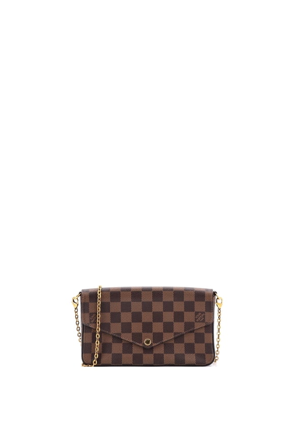Pre-Owned Felicie Pochette Damier By Rebag