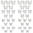 thumbnail image 1 of Dijes de uñas de mariposa plateada, 40 piezas de dijes de mariposa 3D para uñas acrílicas, 30 mariposas, diamantes de imitación de uñas, dijes de gemas + 10 tachuelas de aleación de uñas, joyas para d, 1 of 5