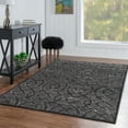thumbnail image 2 of Hi Lo Trellis Blue 8x10.3 Indoor Outdoor Area Rug Soft Durable Design, 2 of 4