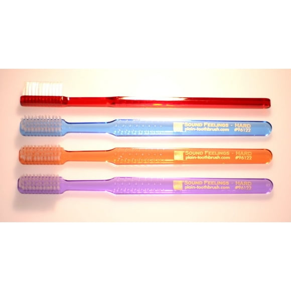 Sound Feelings Toothbrush - Basic, Hard, 4-Pack, Adult