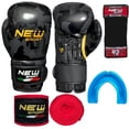 thumbnail image 1 of Guantes de Boxeo 14 Oz Onzas New Sport Kit con Vendas y Bucal Muay Thai Kick Boxing Mma Box con Malla Transpiracion Mod Camo, 1 of 1
