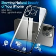 thumbnail image 2 of Crystal Clear Case for iPhone 14 Pro Max, [Not Yellowing] [Camera Protection] [Military Grade Drop Tested] Transparent Shockproof Protective Phone Case Soft Silicone Slim Cover, 6.7", Black, 2 of 15