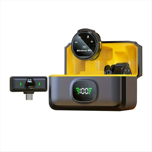 Micrófono de Solapa Inalámbrico J6 Plug & Play Micrófono de Solapa para Grabación de Video, Transmisión en de Vlogs y Entrevistas Tipo-C