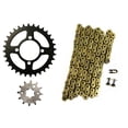 thumbnail image 1 of Gold 520x74 Drive Chain 12/32 Sprockets 2004-2013 for Yamaha Grizzly 125 YFM125, 1 of 1