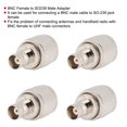 thumbnail image 4 of BNC hembra a SO239 macho conector coaxial fuerte conectividad para dispositivos LAN inalámbricos de radio Cable coaxial, 4 of 8