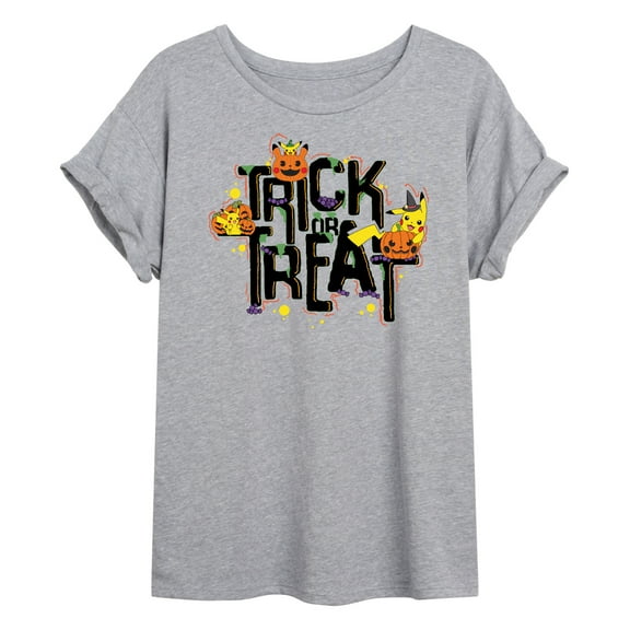 Pokémon - Trick Or Treat - Juniors Ideal Flowy Muscle T-Shirt