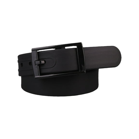 Yokua Casual Adult Waist Belt Light Luxury Personality Matte Rectangle Buckle Belt