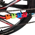 thumbnail image 2 of Juego de 4 anillos protectores de suspensión de cadena de bicicleta con cubierta de goma para horquilla de protección de bicicleta de carretera de mon naranja Soledad Protector de cadena de bicicletas, 2 of 8
