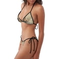 thumbnail image 2 of Balery Vintage Nautical Lighthouse Pijama Estampado Bikini de Dos Piezas para Mujer - Conjunto de Bikini Ajustable Sexy y Cómodo para Playa, 2 of 6