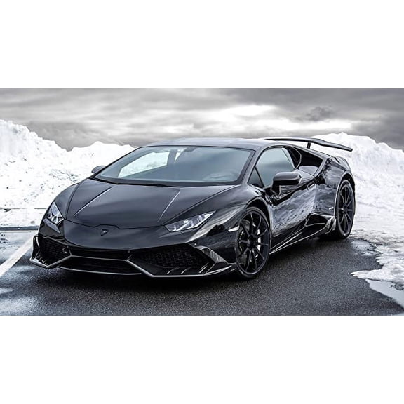 Iconic Arts Supercar- Lamborghini Huracan Laminated 24x36 Poster