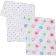 Gerber 2pk Swaddle Blanket - Girl