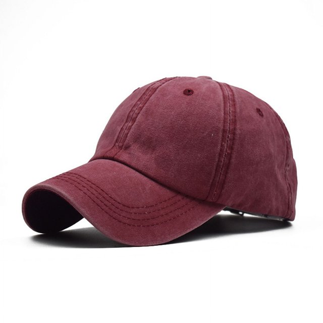 Gorra de béisbol con placa ligera de Color sólido de algodón puro lavada para padres e hijos para adultos y niños gorra de béisbol empalmada para hombre