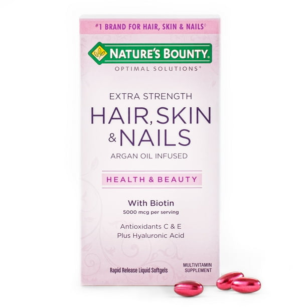 Nature S Bounty Hair Skin And Nail Vitamins With Biotin Softgels 150 Ct Walmart Com Walmart Com Nature S Bounty Hair Skin And Nail Vitamins With Biotin Softgels 150 Ct Walmart Com Walmart Com