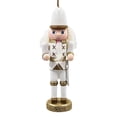 thumbnail image 5 of A&B Home Set of 9 White Wooden Nutcracker Hanging Ornaments 1.7" x 1.3" x 4.9", 5 of 16