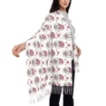 thumbnail image 4 of Sikiie Cute Poodle Dog Shawl Wraps Big Scarf Tassel Fall Winter Thick Scarf Warm Shawl Women Fall Gifts, 4 of 8