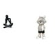 thumbnail image 1 of Escultura abstracta de , estatua decorativa coleccionable moderna, adorno para sala de estar, estantería, chimenea, escritorio, inauguración, 1 of 8