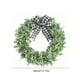 thumbnail image 3 of Spring Bow Artificial Leaf Eucalyptuss Plant Wreath Home Front Door Wall Window Decoration, 3 of 7
