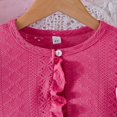 thumbnail image 4 of Glisme 2 Pcs Girls Outfit Summer Jacquard Short Jacket + Rose Print Strapless Dress Set Cute Toddler Two Piece Outfit Grateful Clothing Set For Girl Size 5-6 Years, Watermelon Red, 4 of 8