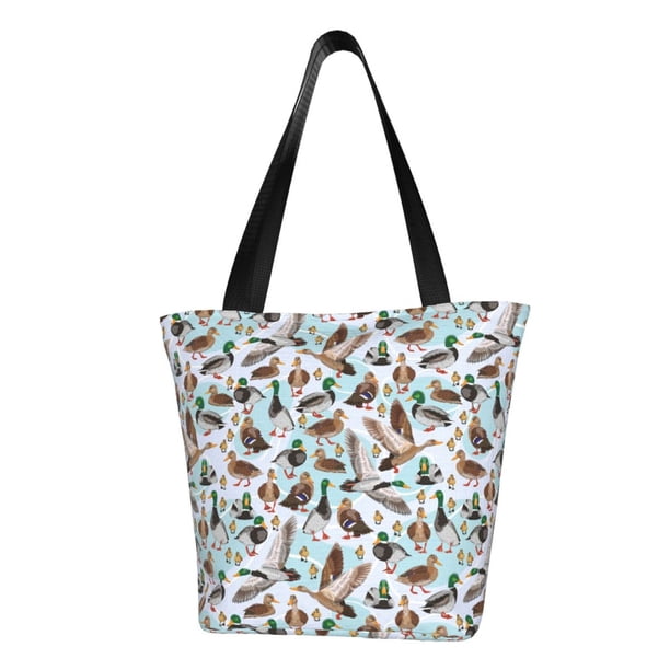 Balery Mallard Ducks Wild Birds1 Bolsa de Hombro con Diseño, Bolsa Grande y Duradera, Bolsa Versátil para Compras