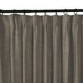 thumbnail image 2 of Linen Textured Pinch Pleat Curtain for Living Room, Room Darkening Window Curtain Panel for Bedroom, Privacy Drape with Double Layer (72 x 84 Inches, 1 Panel, Sand Beige) outdoor curtains, 2 of 6
