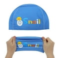thumbnail image 5 of Unique Bargains 1 Pc Knitted PU Elastic Cartoon Snail Swim Cap Blue, 5 of 6