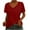 Red, variant on Staron Summer T Shirts for Women V Neck Short Sleeve Loose Casual Solid Color Blouse Tunic Beach Vacation Party Top, Yellow L