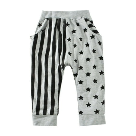 

Pimfylm Baby Boys Casual Full-Length Loose Pants Baby Boys Fleece Pants Grey 5-6 Years