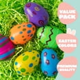 thumbnail image 6 of Joyfy Easter Eggs Plastic, 72 Pcs 3.15" Printed Plastic Eggs for Easter, Fillable Empty Eggs Bulks, Easter Basket Stuffers, School Classroom Prizes, Party Favors, 6 of 8
