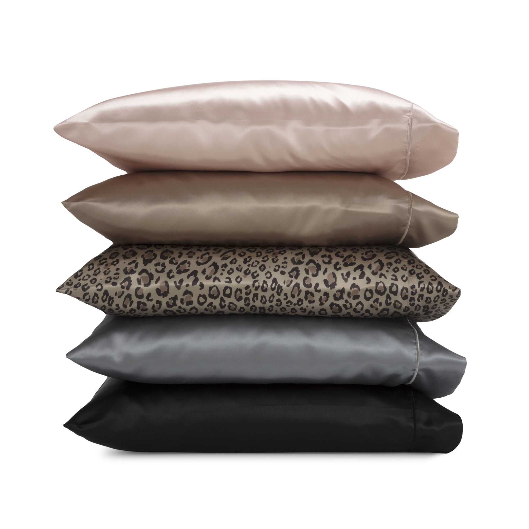 Martex 2-Pack Standard Satin Pillowcases | Silky Smooth for Hair & Skin | Rose Pearl