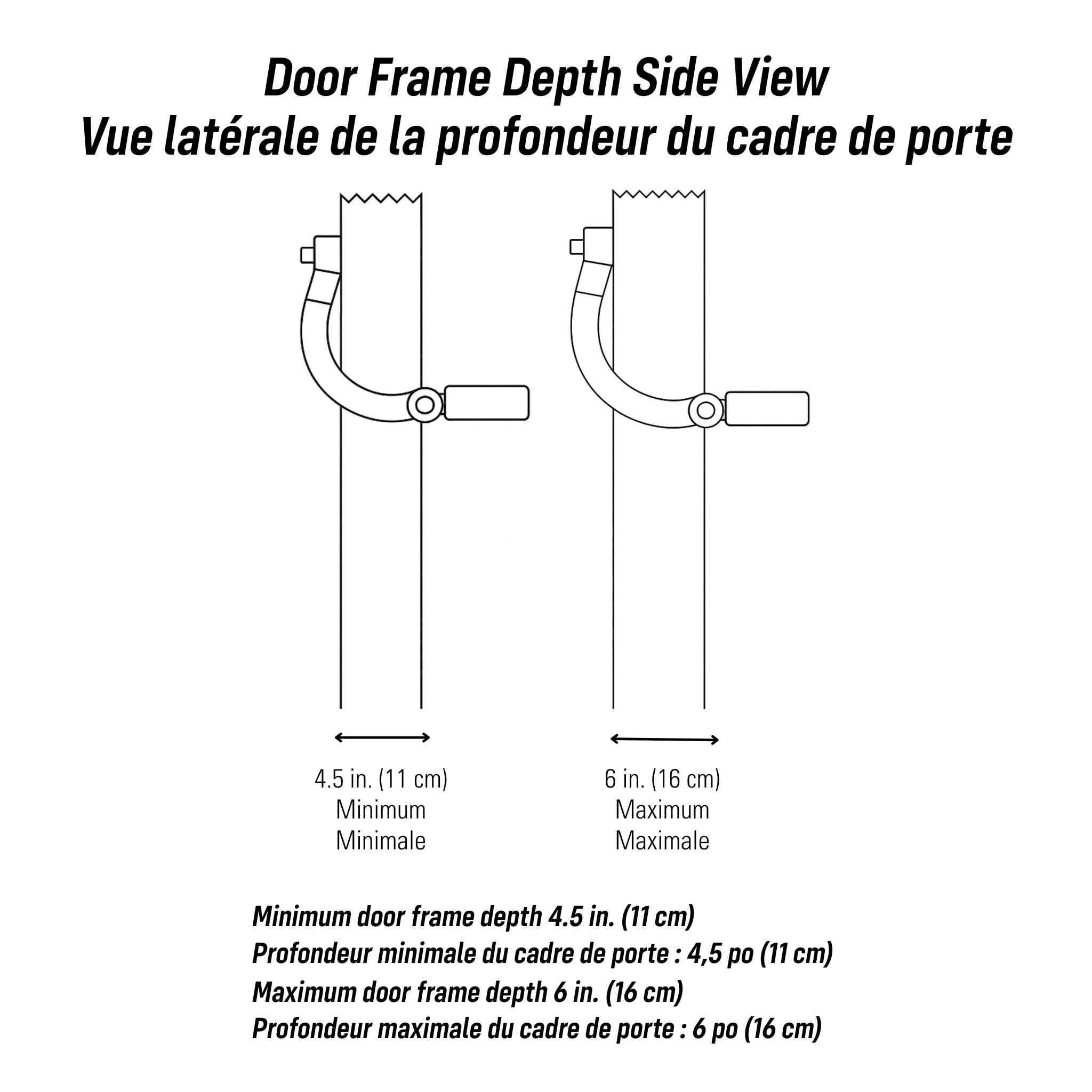 Iron Body Fitness Pull up Bar Door Gym - Total Upper Body Home Workout Trainer