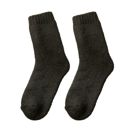 

Huaai socks for women Womens To Keep Warm Sock Pure Color Upset Lightweight Cotton Socks cute socks Black 2