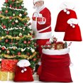 thumbnail image 4 of Christmas Red Bag Santa Bag Bag Drawstring 2024 New Model, 4 of 5
